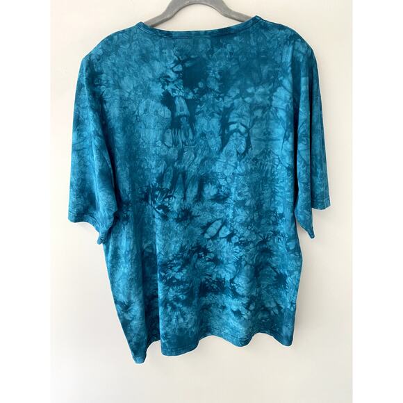 Vintage 90's Western/Tribal Graphic Tye Die T Shirt Womens Sz XL - Picture 8 of 12